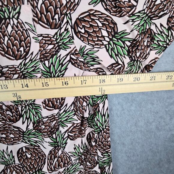 Goodfellow Shirt Mens Size Medium Pineapple Print Short Sleeve Button Down - Picture 14 of 16